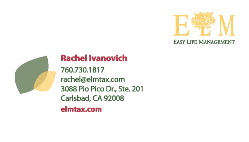 Easy Life Management business card