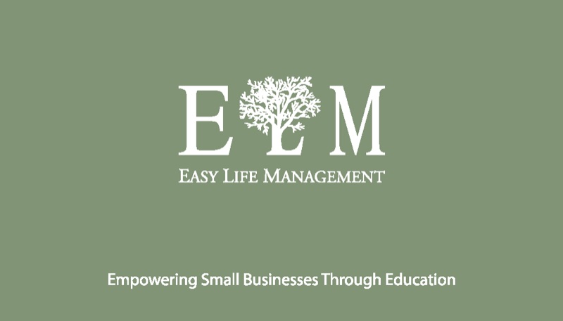 Easy Life Management logo with the tagline Empowering Small Businesses Through Education