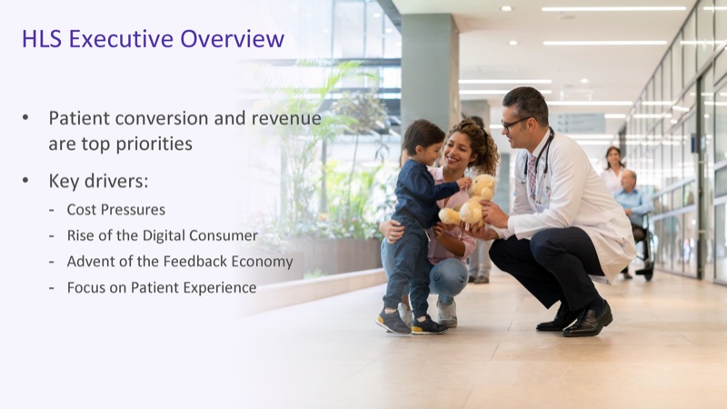Executive overview slide