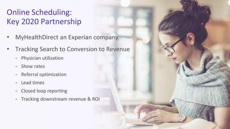Online scheduling partnership slide