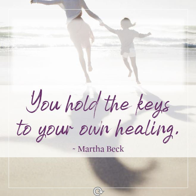Vitality Fusion quote post over a beach scene