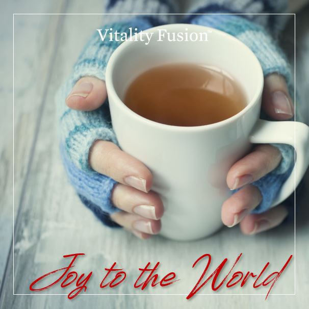 Vitality Fusion post with a cup of tea